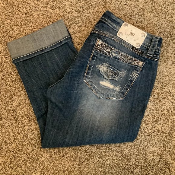 Miss Me Denim - Miss Me Signature Crop Jeans